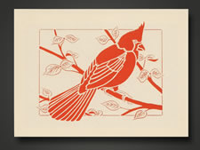 North Central College | Laser Cut, Illustrated Greeting Card | Naperville IL
