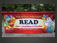 Town & Country Library of Elburn IL | Parade Banner | Elburn IL
